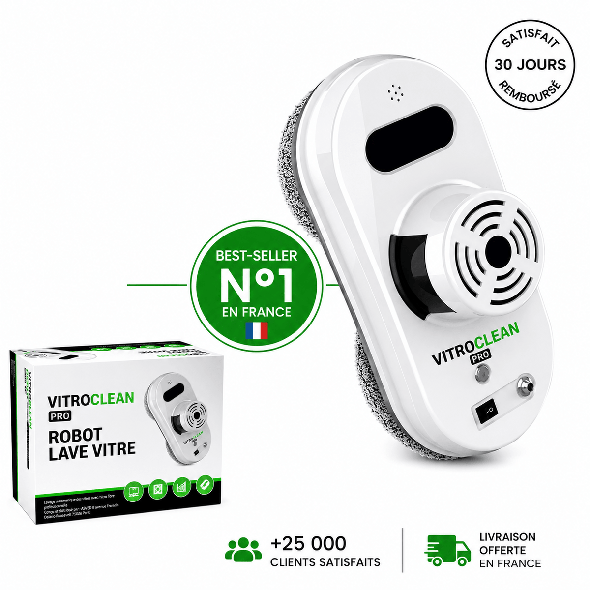 Robot lave vitre VitroClean PRO - Ma boutique